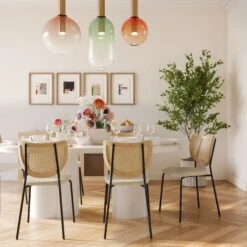 Elora Lacquer 79" Oval Dining Table -TOV Furniture Store REN D4110 15.media .09