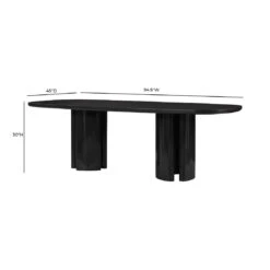 Zola Lacquer Oval 94.5" Dining Table 28 Zola Lacquer Oval 94.5" Dining Table -TOV Furniture Store REN D5110 15.media .09 c8cd9cfd ba99 495c 946b d2a77760d4f5