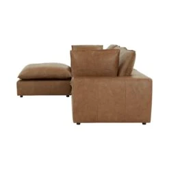 Cali Brown Leather Modular 4-Piece Sectional -TOV Furniture Store REN L0130 SEC.media .04