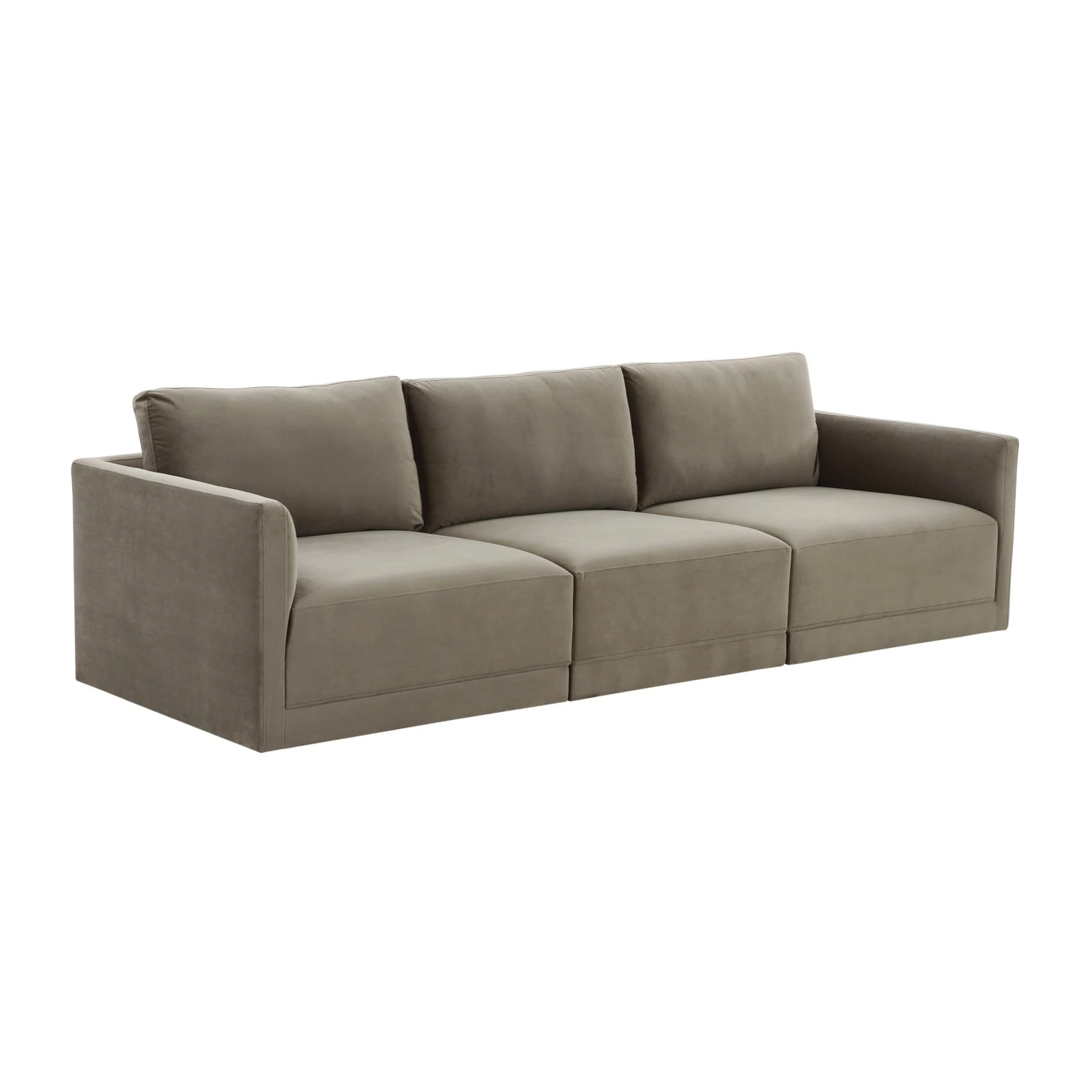 Willow Velvet Modular Sofa 1 Willow Velvet Modular Sofa