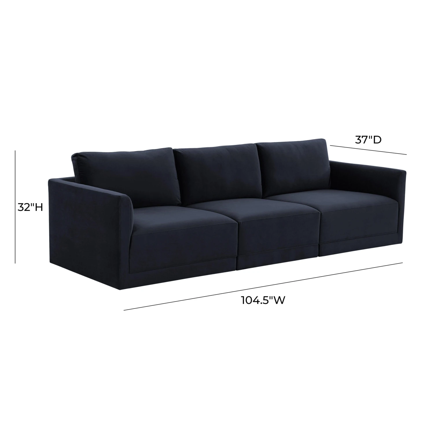 Willow Velvet Modular Sofa 17 Willow Velvet Modular Sofa - Image 17