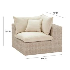 Cali Natural Wicker Outdoor Corner Chair -TOV Furniture Store REN O11163 C.media .09 5bee5142 d69c 432e befd 1477844bf326