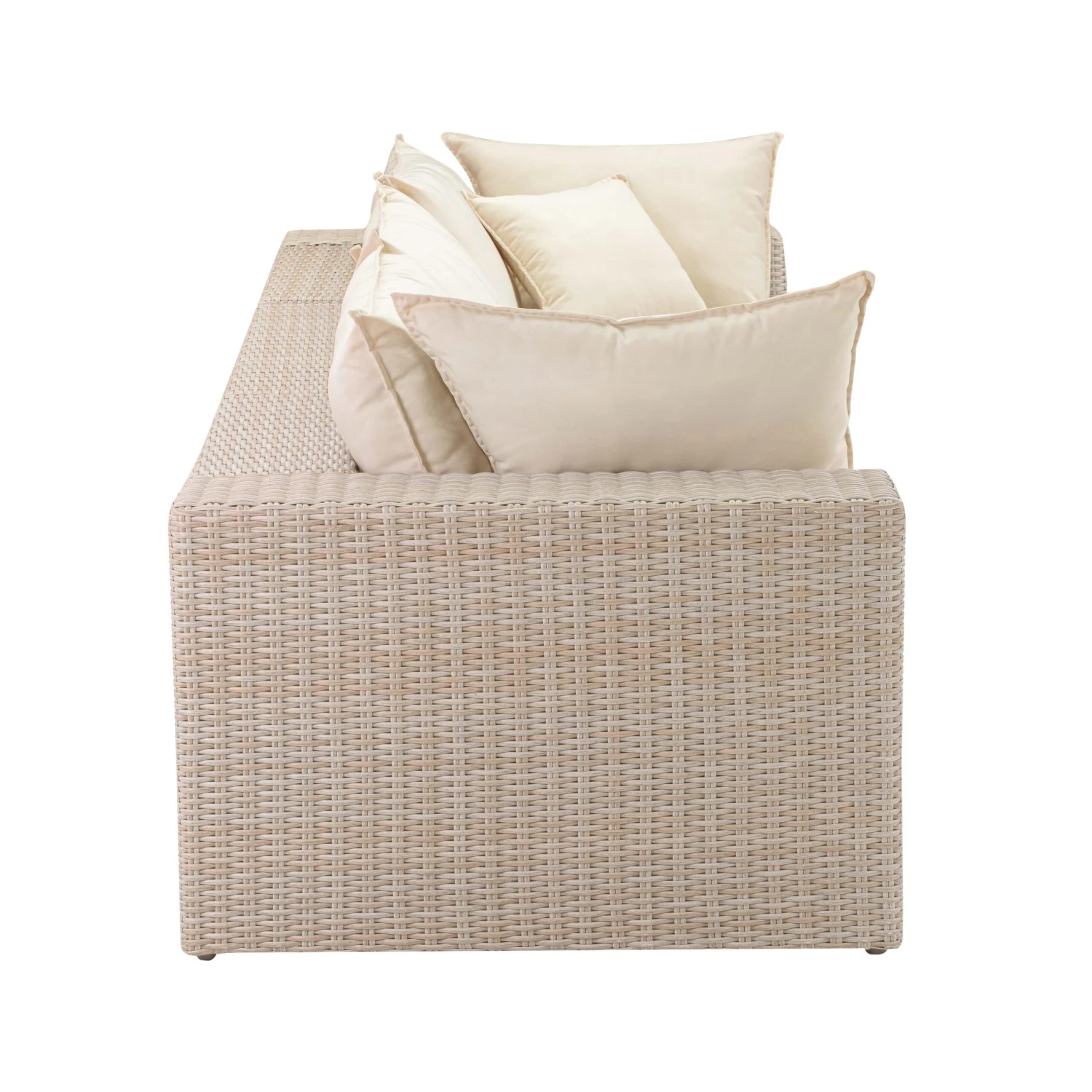 Cali Natural Wicker Outdoor Modular Sofa 6 Cali Natural Wicker Outdoor Modular Sofa - Image 6