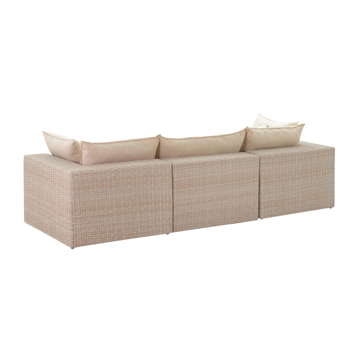 Cali Natural Wicker Outdoor Modular Sofa 7 Cali Natural Wicker Outdoor Modular Sofa - Image 7