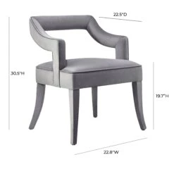 Tiffany Velvet Chair 26 Tiffany Velvet Chair -TOV Furniture Store TOV A210 D