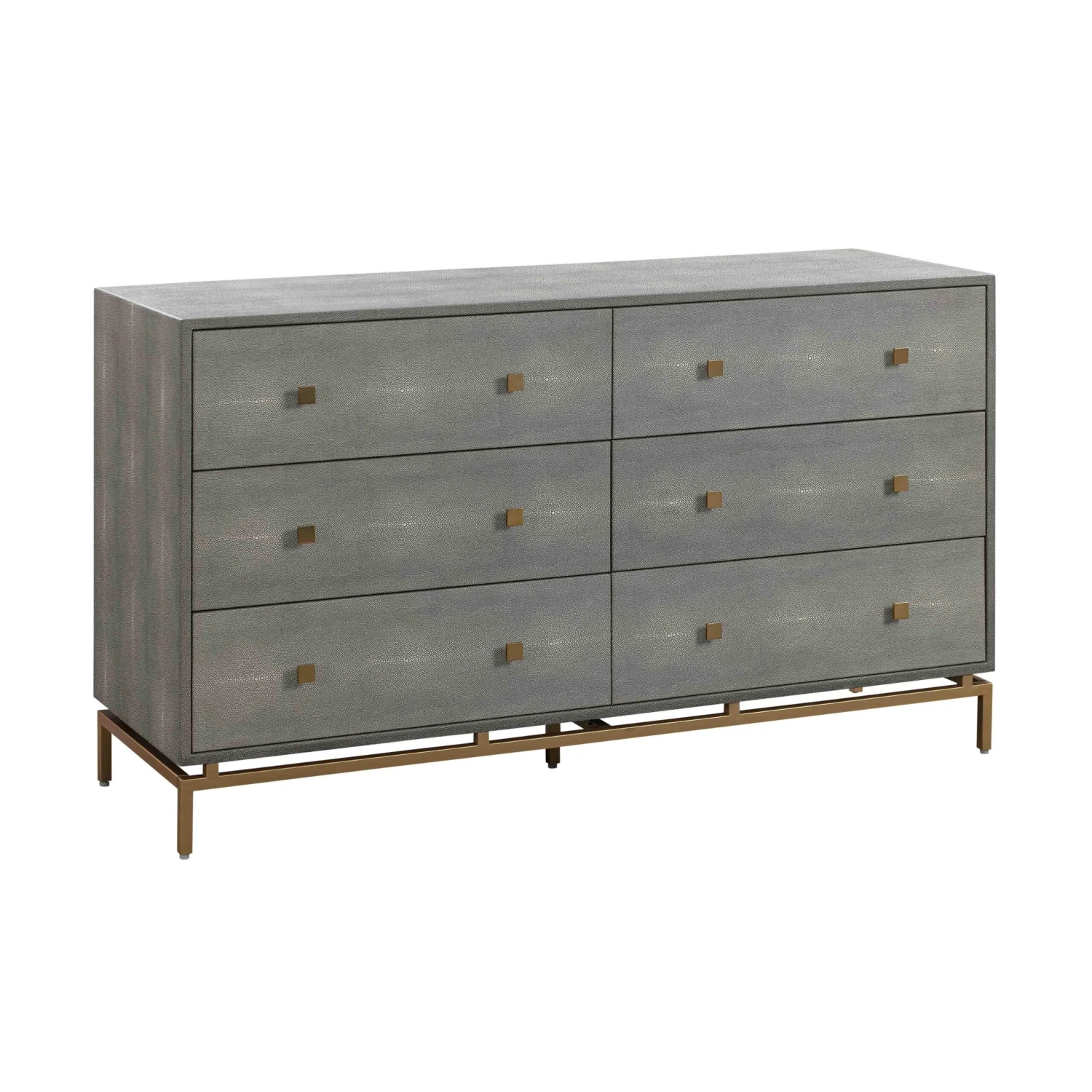 Pesce Shagreen 6 Drawer Dresser 1 Pesce Shagreen 6 Drawer Dresser