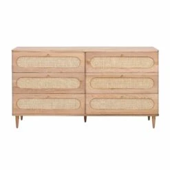 Carmen Cane 6 Drawer Dresser -TOV Furniture Store TOV B44160.media .03