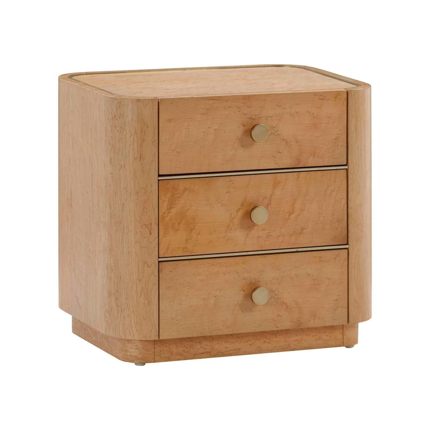 Abigail Natural Birdseye Maple Nightstand 1 Abigail Natural Birdseye Maple Nightstand