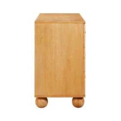 Grappa Natural Wood & Rattan Wavy Dresser 11 Grappa Natural Wood & Rattan Wavy Dresser -TOV Furniture Store TOV B54345.media .03