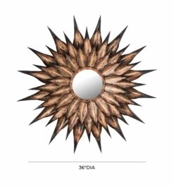 Sunflower Antique Wall Mirror 12 Sunflower Antique Wall Mirror -TOV Furniture Store TOV C18241.media .06 d443a049 4707 49e7 ad87 38b54d3b51ea