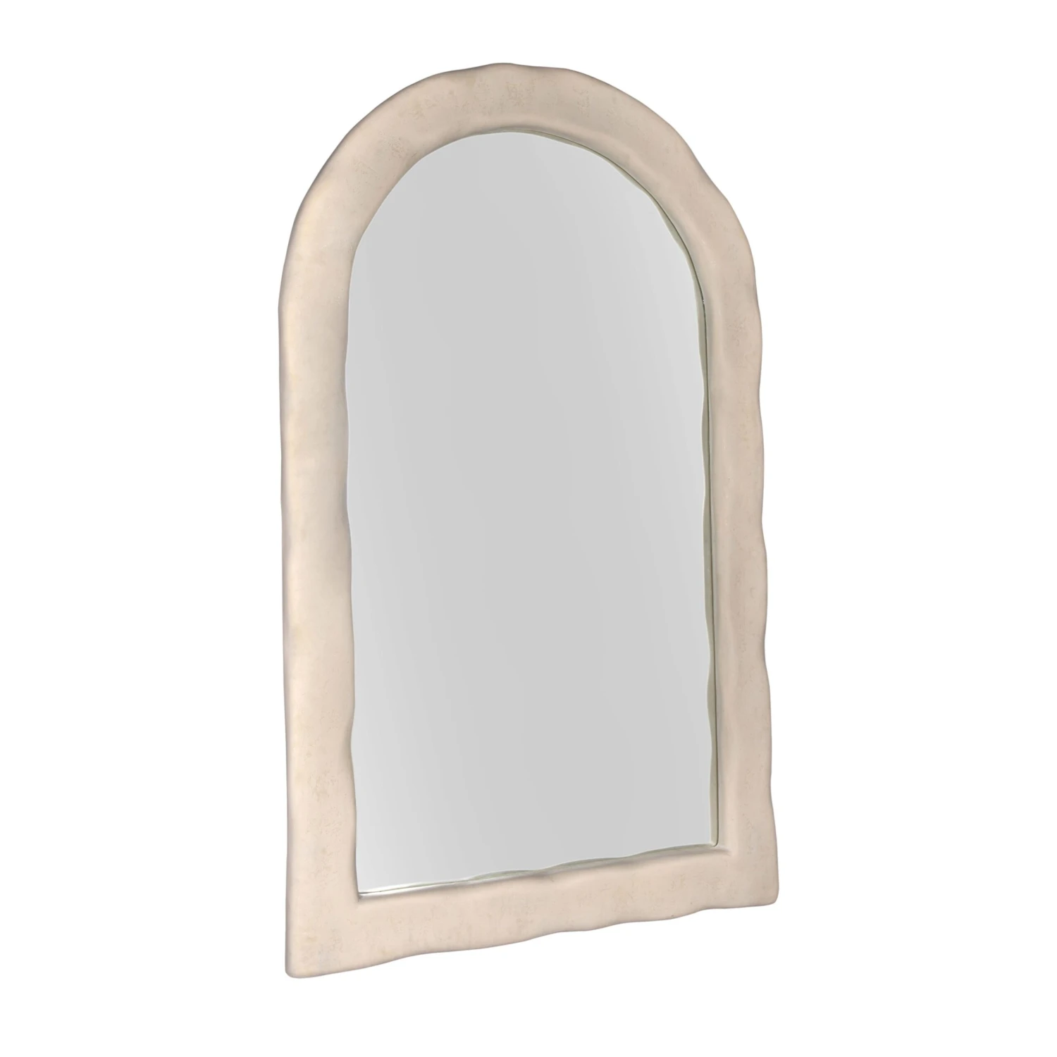 Kaia Cream Textured Floor Mirror 1 Kaia Cream Textured Floor Mirror