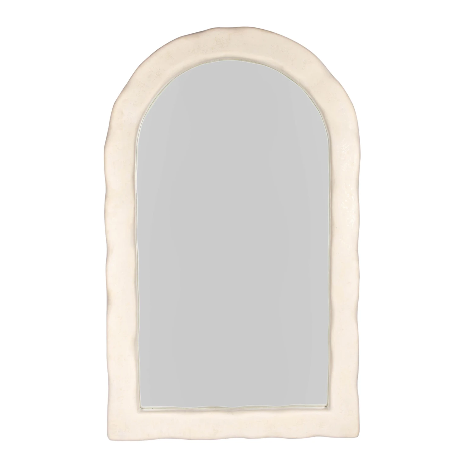 Kaia Cream Textured Floor Mirror 3 Kaia Cream Textured Floor Mirror - Image 3