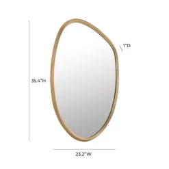 Mika Gold Wall Mirror -TOV Furniture Store TOV C18613.media .07