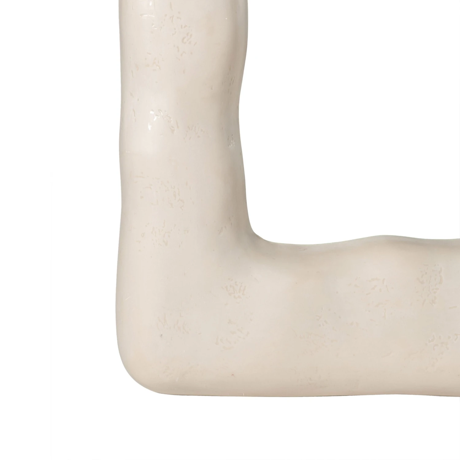 Kaia Cream Textured Small Floor Mirror 4 Kaia Cream Textured Small Floor Mirror - Image 4