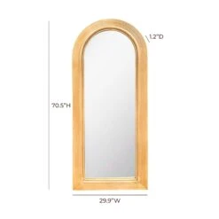 Tanya Rattan 70" Floor Mirror 14 Tanya Rattan 70" Floor Mirror -TOV Furniture Store TOV C54314.media .04