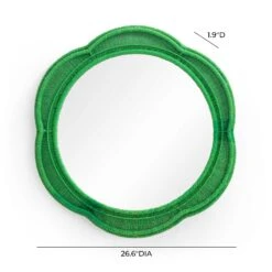 Zeva Round Wall Mirror 23 Zeva Round Wall Mirror -TOV Furniture Store TOV C54418.media .06