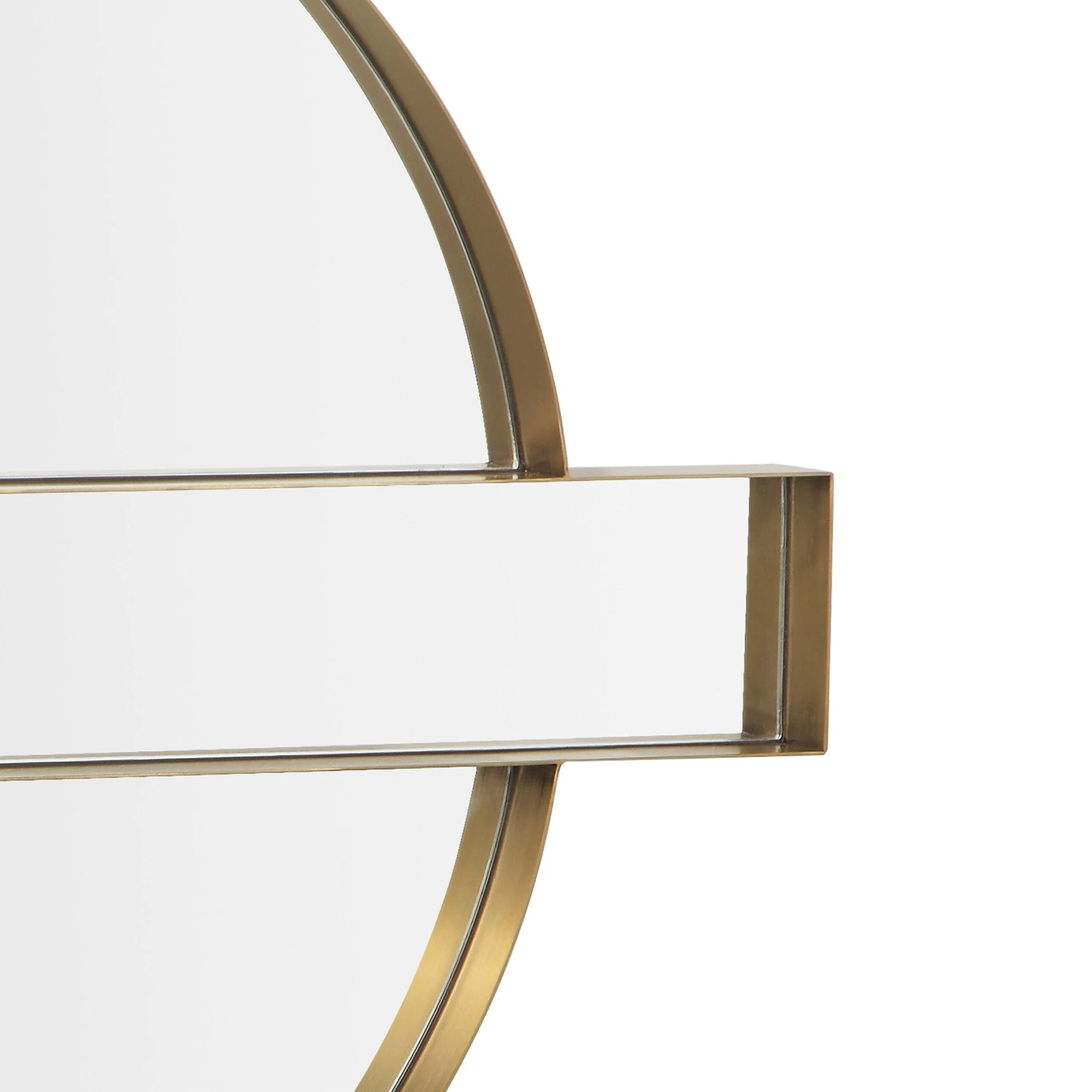 Carri Gold Round Wall Mirror 5 Carri Gold Round Wall Mirror - Image 5