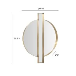 Carri Gold Round Wall Mirror 14 Carri Gold Round Wall Mirror -TOV Furniture Store TOV C68606.media .07 d81a179c 5ba3 4f50 82bd 8b29adc4d1fc