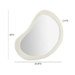 Klaryss Teardrop Boucle Mirror -TOV Furniture Store TOV C68851.media .05 495d15f3 ad28 4d2f ab60 8cf2635cf7c4