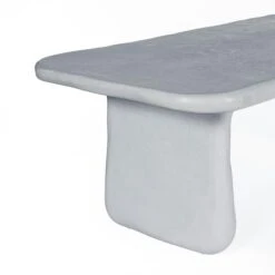Athen Grey Faux Stone Indoor / Outdoor 95" Rectangular Dining Table 11 Athen Grey Faux Stone Indoor / Outdoor 95" Rectangular Dining Table -TOV Furniture Store TOV D18506.media .05