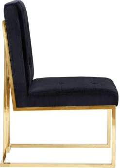 Akiko Black Velvet Chair - Set Of 2 -TOV Furniture Store TOV D2052.media .05
