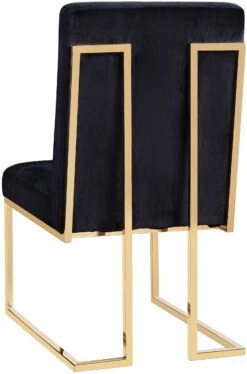 Akiko Black Velvet Chair - Set Of 2 -TOV Furniture Store TOV D2052.media .06