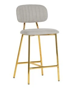 Ariana Grey Counter Stool With Gold Legs - Set Of 2 -TOV Furniture Store TOV D4335.media .03 f695b01c 08e9 4079 88c7 caad10a2371a