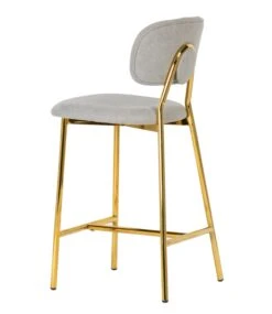 Ariana Grey Counter Stool With Gold Legs - Set Of 2 -TOV Furniture Store TOV D4335.media .06 6ff910b5 96e9 40fd 84f8 c4d163d9d5c0