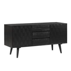 Valentina Black Acacia 59" Buffet -TOV Furniture Store TOV D44013 2