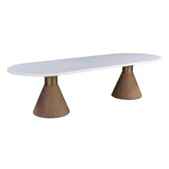 Rishi Rope 120" Oval Dining Table 27 Rishi Rope 120" Oval Dining Table -TOV Furniture Store TOV D44048 1