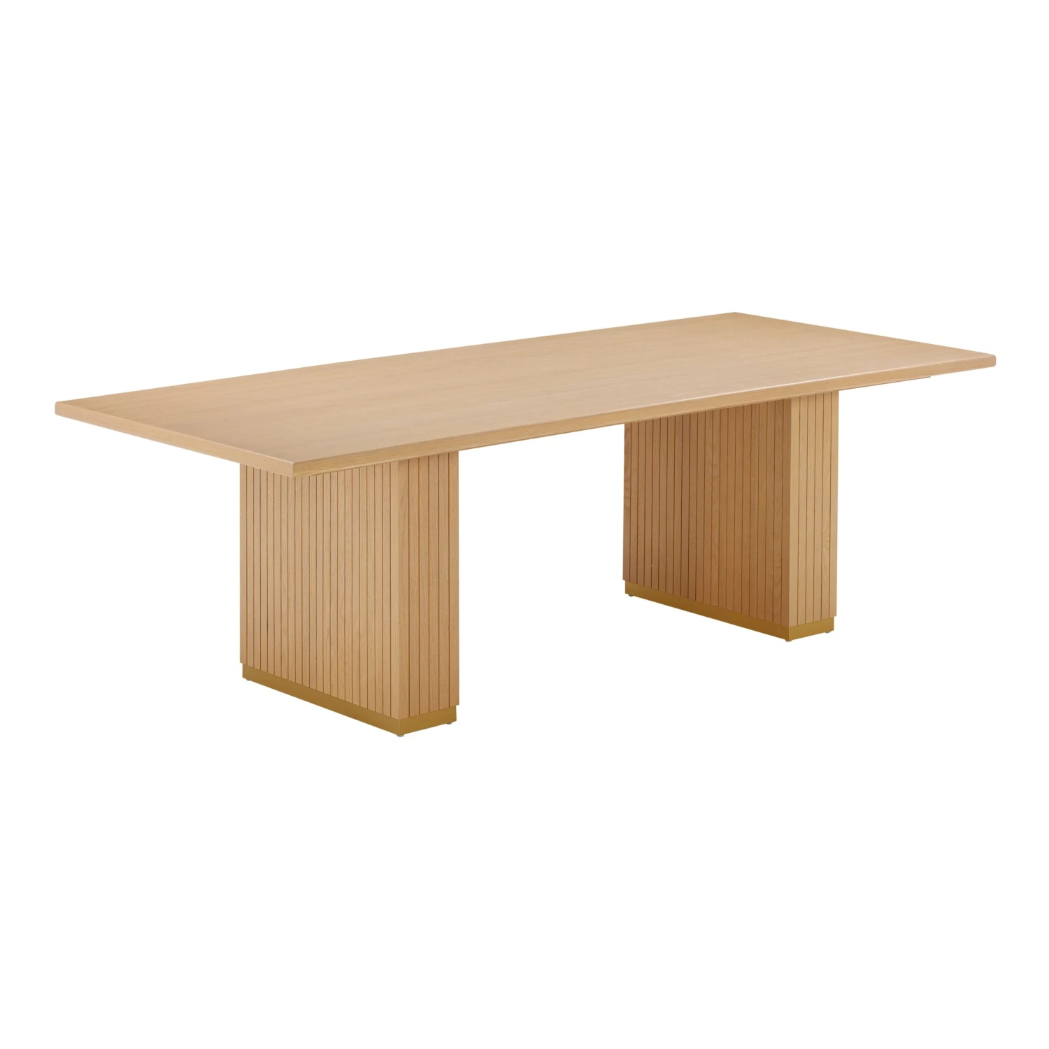 Chelsea Oak Wood 96" Rectangular Dining Table