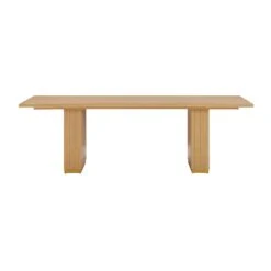 Chelsea Oak Wood 96" Rectangular Dining Table 17 Chelsea Oak Wood 96" Rectangular Dining Table -TOV Furniture Store TOV D44132 2