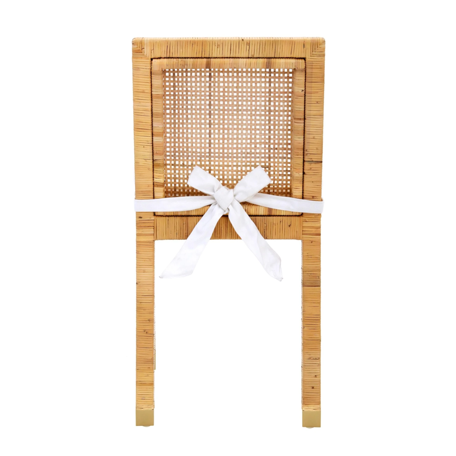 Amara Rattan Performance Fabric Dining Chair 6 Amara Rattan Performance Fabric Dining Chair - Image 6