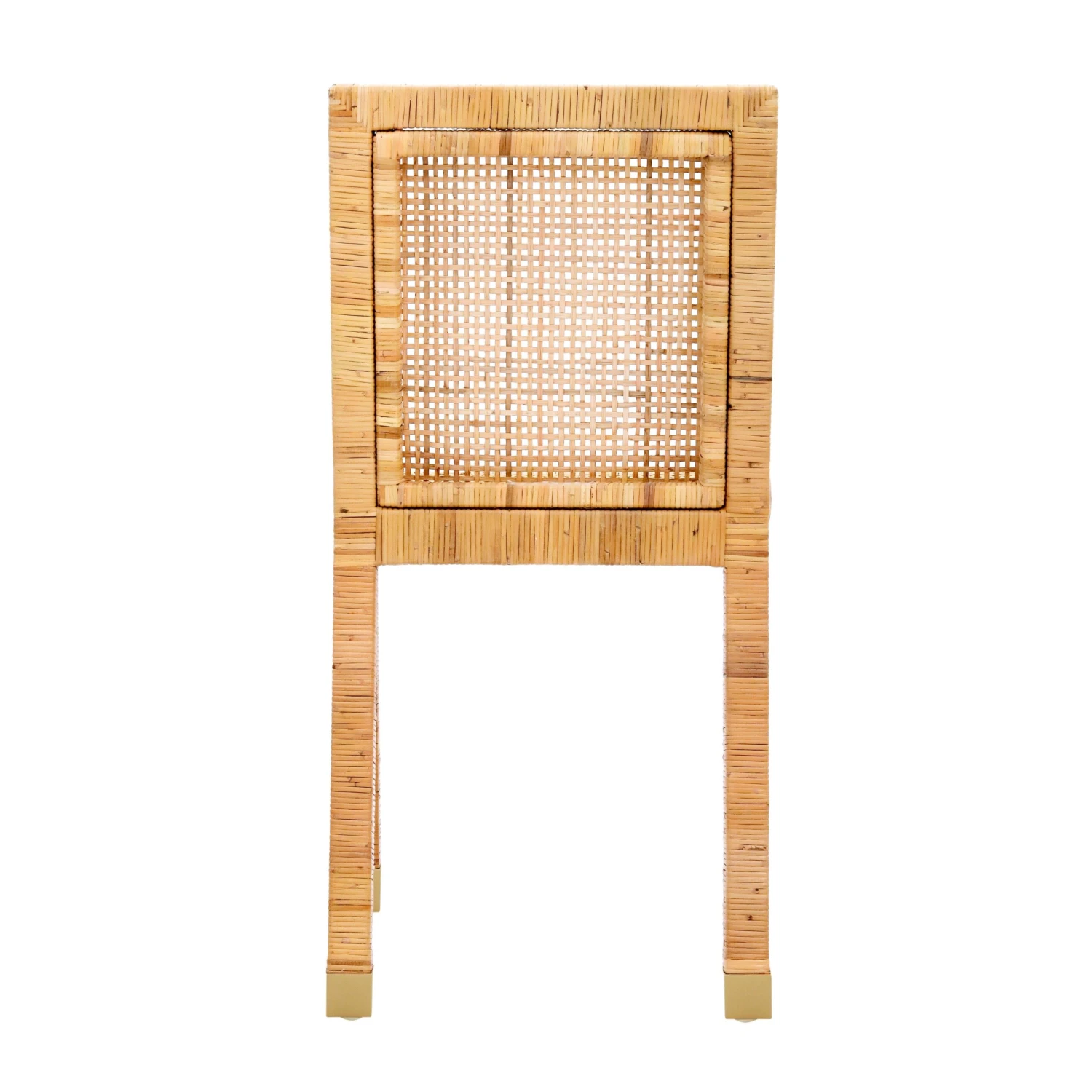 Amara Rattan Performance Fabric Dining Chair 7 Amara Rattan Performance Fabric Dining Chair - Image 7