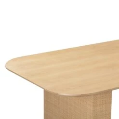 Akiba Natural Ash & Rattan 96" Rectangular Dining Table 12 Akiba Natural Ash & Rattan 96" Rectangular Dining Table -TOV Furniture Store TOV D54220.media .05 fd96a147 6bec 4532 946b ba6f3e707449