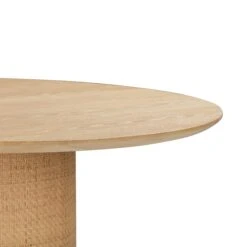 Akiba Natural Ash & Rattan 47" Round Dining Table -TOV Furniture Store TOV D54221.media .05 99115394 49e3 4e0a b740 fd932d3fd86d