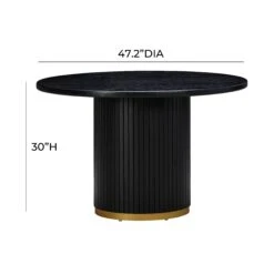 Chelsea Oak Wood 47" Round Dining Table 28 Chelsea Oak Wood 47" Round Dining Table -TOV Furniture Store TOV D54263.media .07 1e12a662 0863 4da0 afa6 e13bdea93a3d