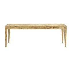 Brandyss Natural Burl 90" Rectangular Dining Table -TOV Furniture Store TOV D54287.media .03