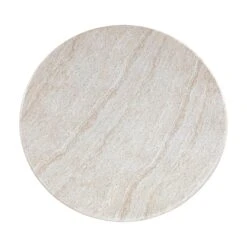 Cynthia Travertine Concrete Indoor / Outdoor 54" Round Dining Table -TOV Furniture Store TOV D54319.media .05