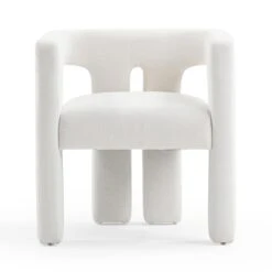 Sloane Bone White Upcycled Fabric Chair -TOV Furniture Store TOV D54350.media .02