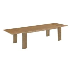 Polly Natural Ash Extendable Rectangular Dining Table -TOV Furniture Store TOV D54351 1