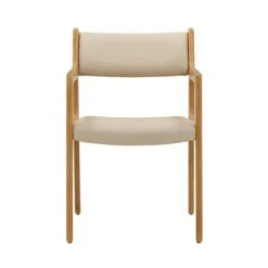 Ari Cream Performance Vegan Leather Dining Chair - Set Of 2 11 Ari Cream Performance Vegan Leather Dining Chair - Set Of 2 -TOV Furniture Store TOV D54353 2