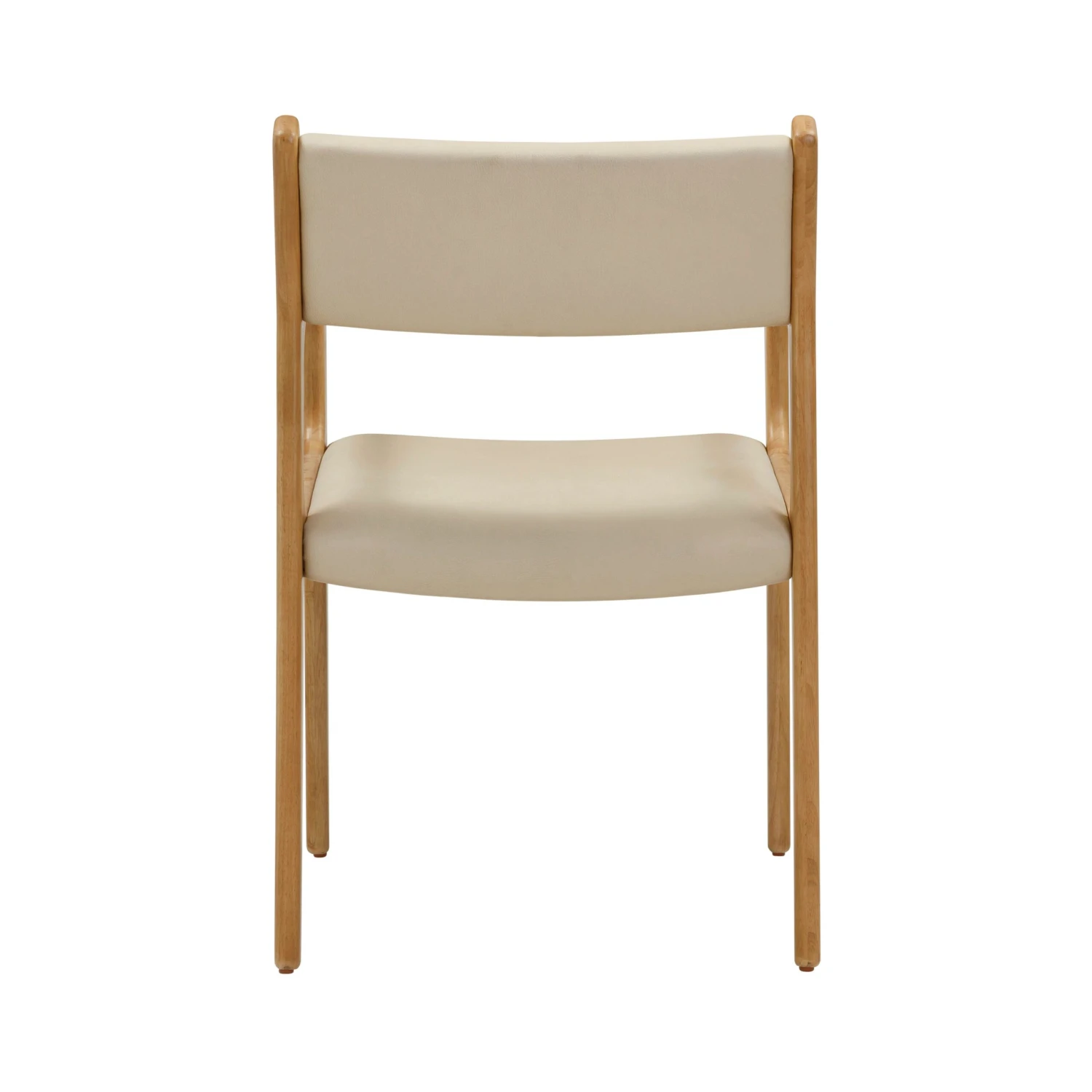 Ari Cream Performance Vegan Leather Dining Chair - Set Of 2 5 Ari Cream Performance Vegan Leather Dining Chair - Set Of 2 - Image 5
