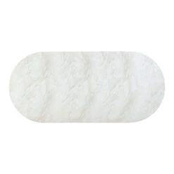 Brut Concrete Patterned Indoor/Outdoor 86" Oval Dining Table -TOV Furniture Store TOV D54408.media .05