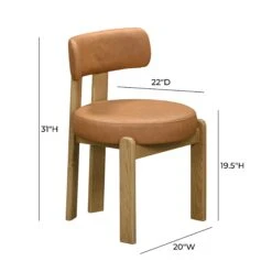 Odessa Vegan Leather Dining Chair 30 Odessa Vegan Leather Dining Chair -TOV Furniture Store TOV D54437.media .06