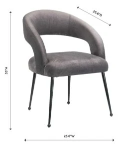 Rocco Velvet Dining Chair 35 Rocco Velvet Dining Chair -TOV Furniture Store TOV D6186.media .06 99f374ec ee1a 4b17 bb8b 68efdfcf43df