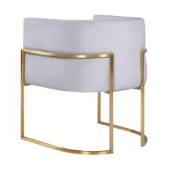 Giselle Velvet Dining Chair With Gold Base By Inspire Me! Home Decor -TOV Furniture Store TOV D6301.media .04 cdf7ace7 d30c 46a7 a7ba fb3aff9c0c7c