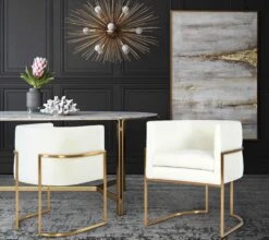 Giselle Velvet Dining Chair With Gold Base By Inspire Me! Home Decor -TOV Furniture Store TOV D6303.media .02 6e8aa1ec 7f09 4424 b226 7e4b41802b2c