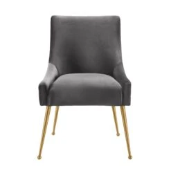 Beatrix Pleated Velvet Side Chair -TOV Furniture Store TOV D6394 2