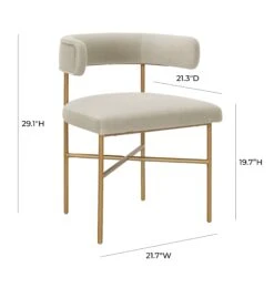 Kim Velvet Dining Chair -TOV Furniture Store TOV D6433.media .07